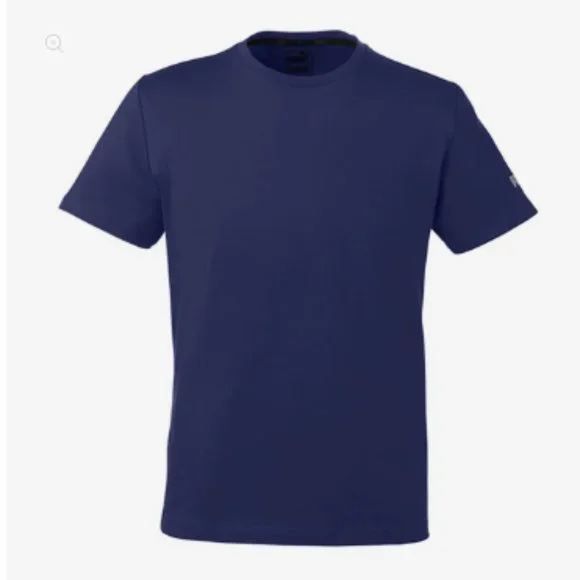 PUMA - Essentials Short Sleeve Tee - Navy Blue - Picture 5 of 5